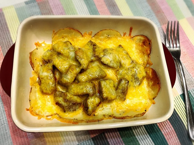 起司焗烤牛排