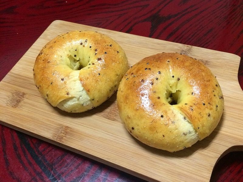 南瓜藜麥貝果