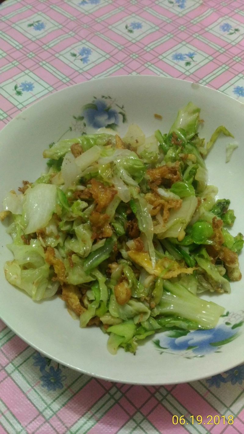 蛋酥白菜
