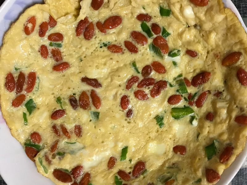 👨🏻🍳枸杞烘蛋-漂亮配色紅黃綠