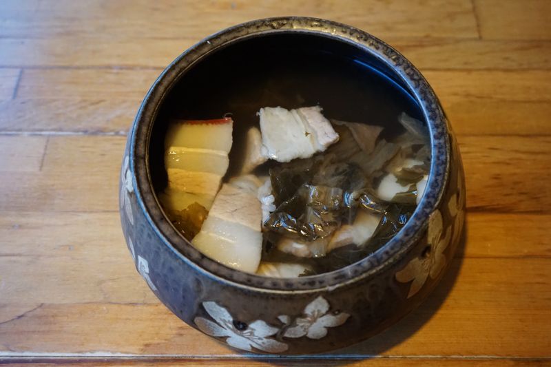福菜肉片湯