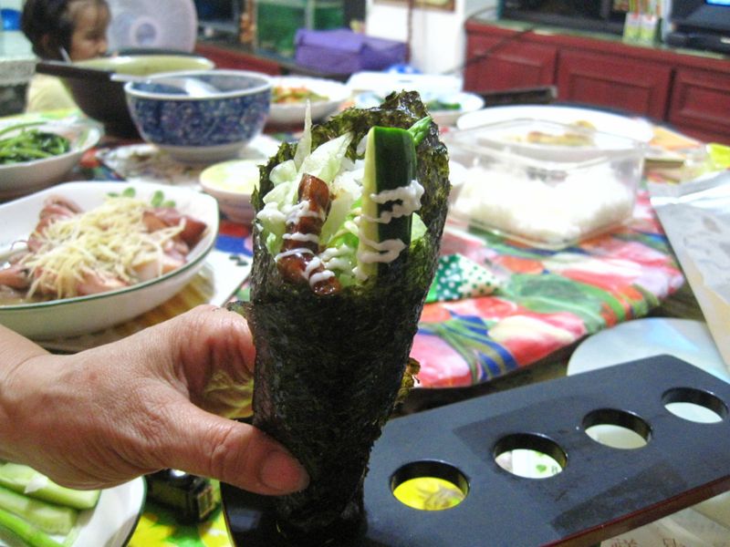 鰻魚手卷