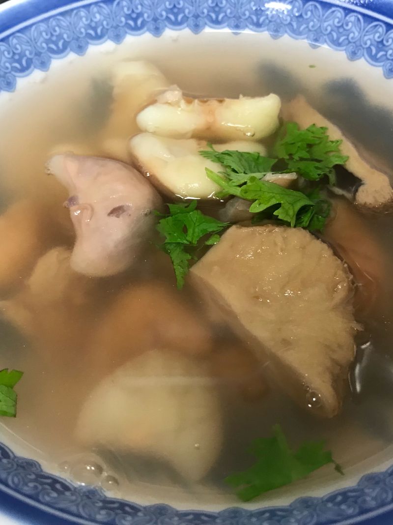 「素食」菱角湯