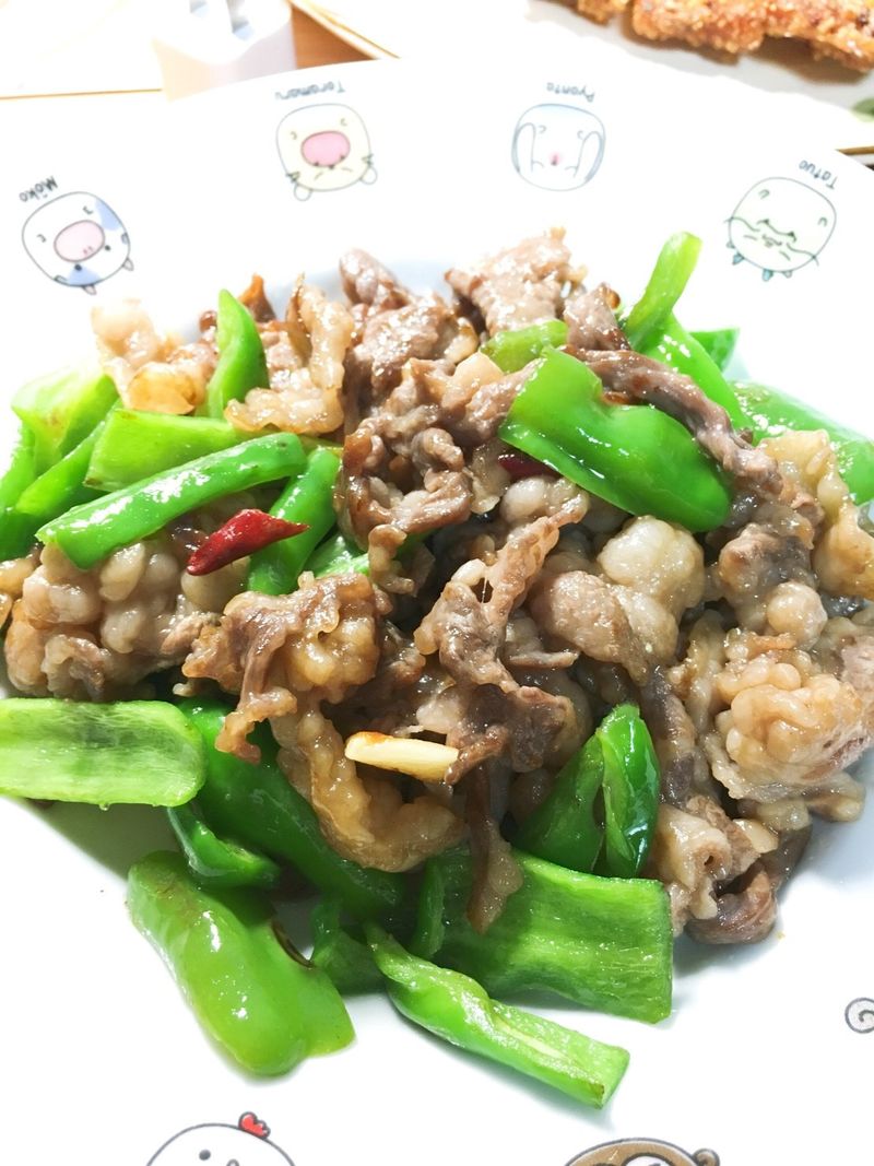 青椒炒牛肉