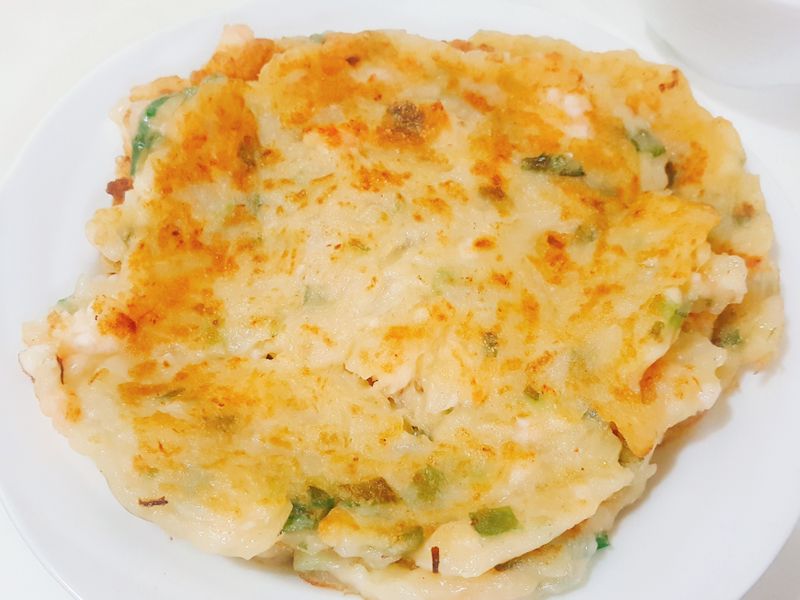 簡單美味♡鮮蝦煎餅