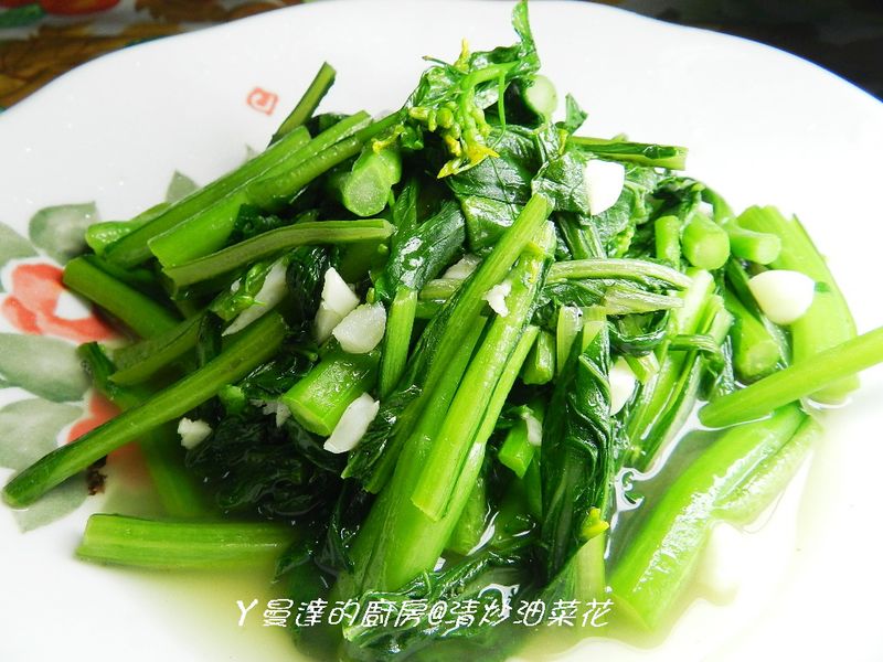 ㄚ曼達的廚房~清炒油菜花