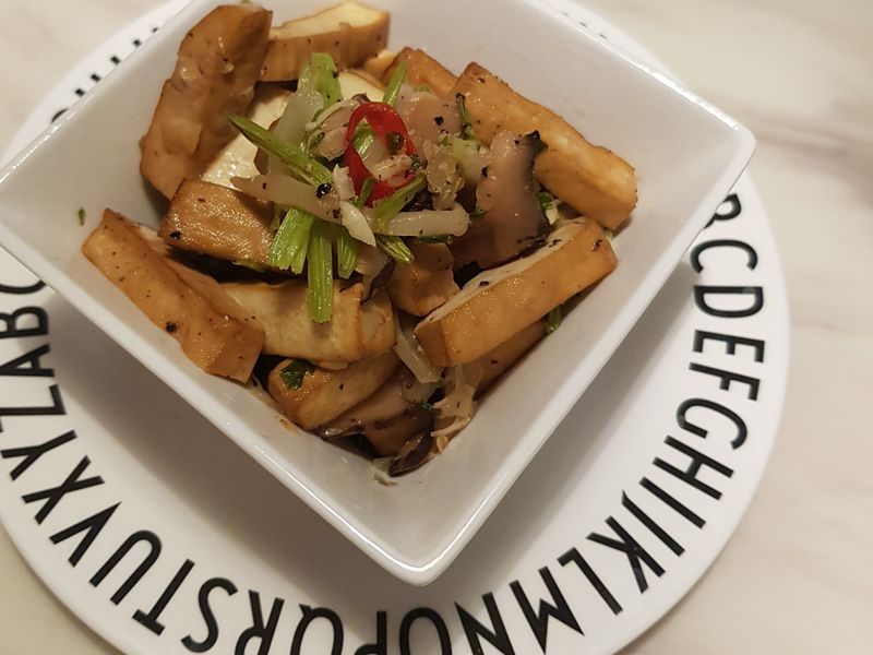 榨菜絲豆乾