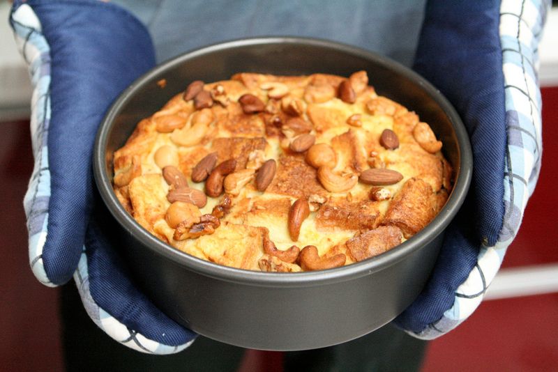 英式烤麵包布丁 (Bread Pudding) 