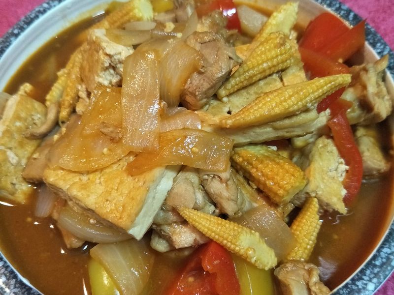 糖醋腐椒鸡
