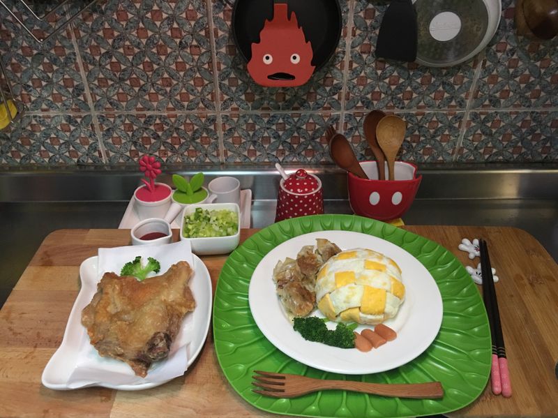 棋盤蛋包飯