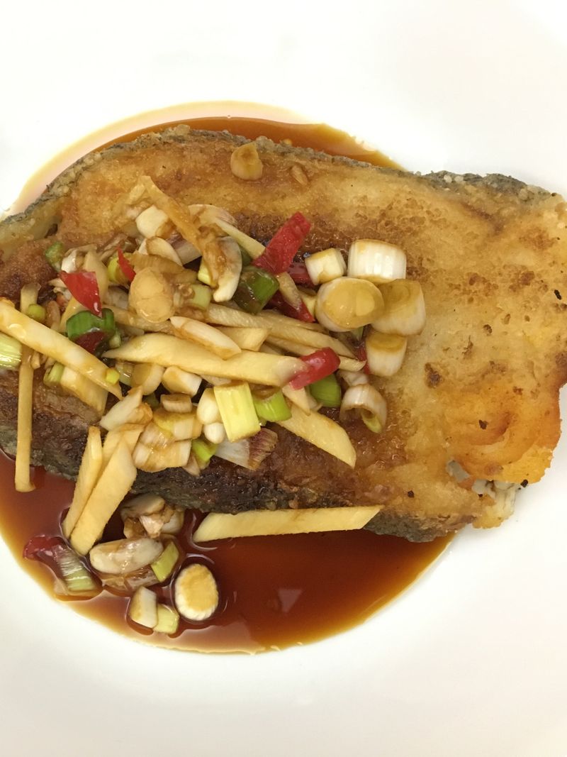 乾煎鱈魚