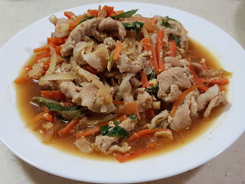 醬燒鮮蔬豬肉