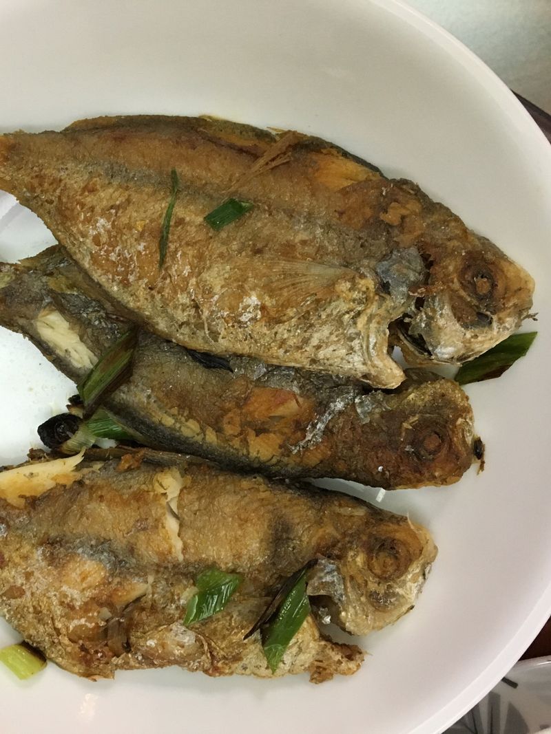 煎肉魚