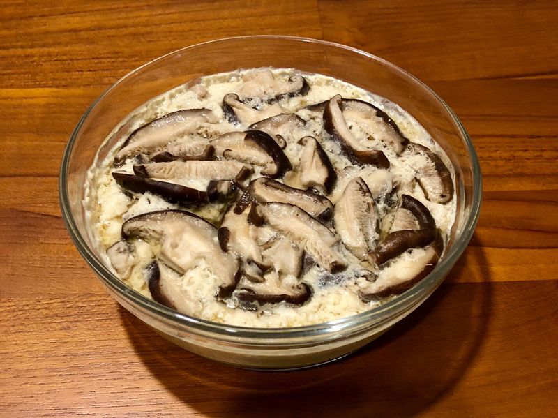 香菇蒸蛋