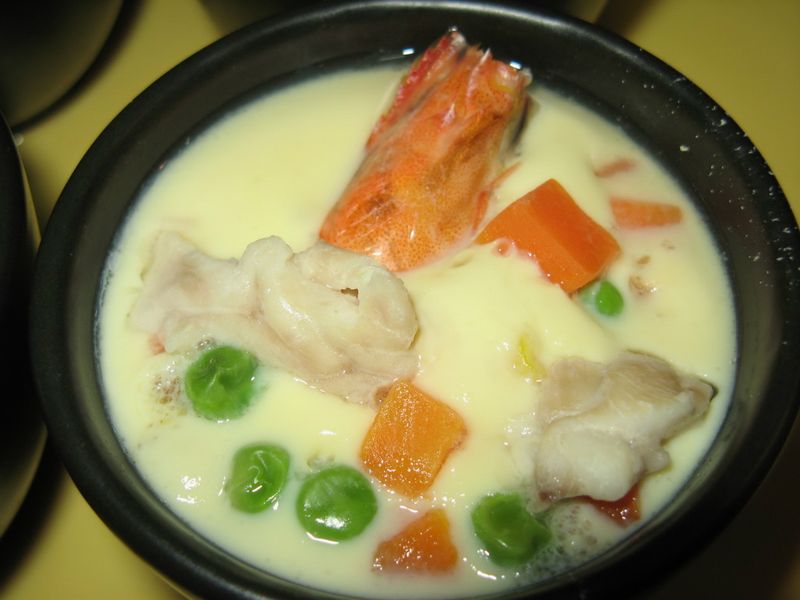豆漿茶碗蒸