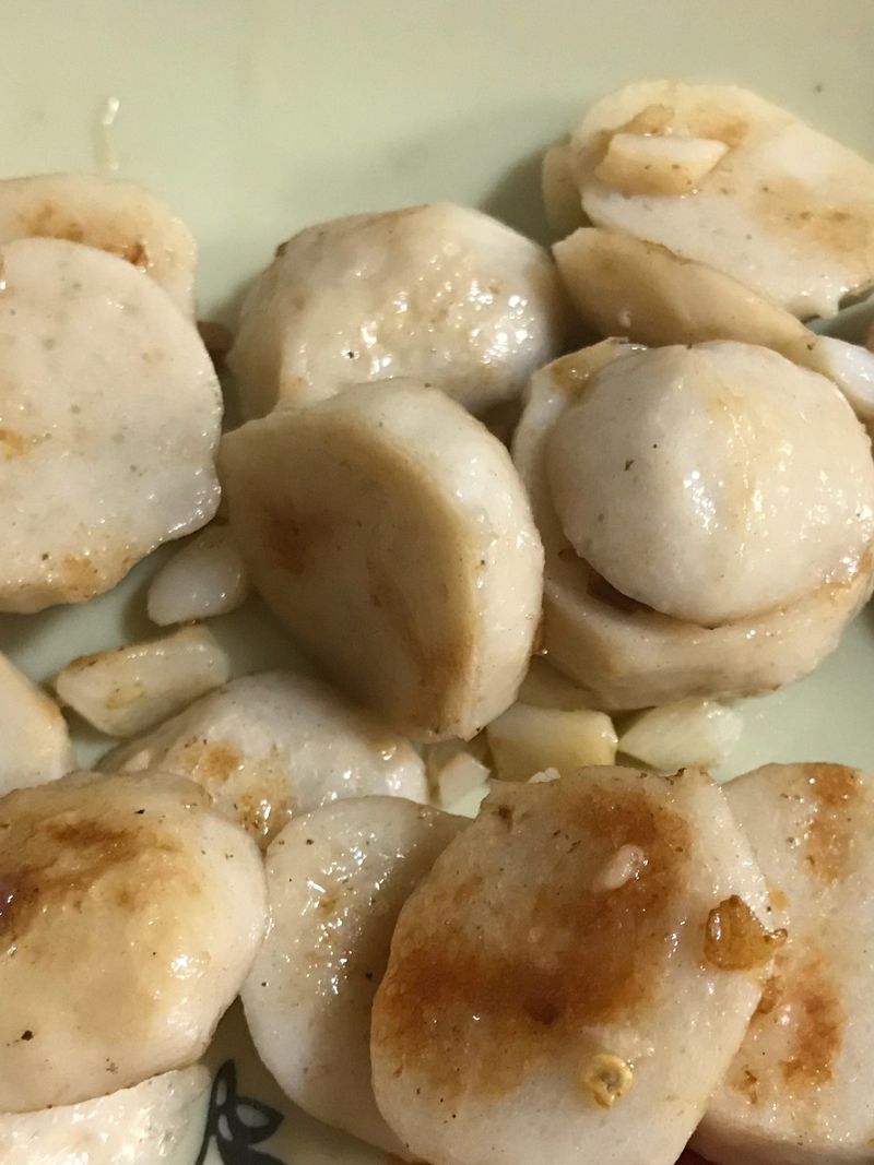 👨🏻‍🍳香煎貢丸。（簡易家常菜）