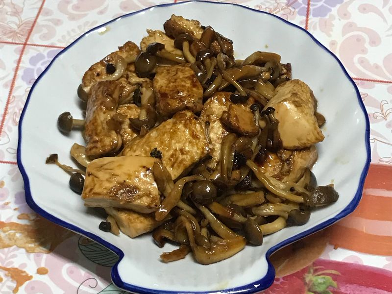 老皮碰上菇