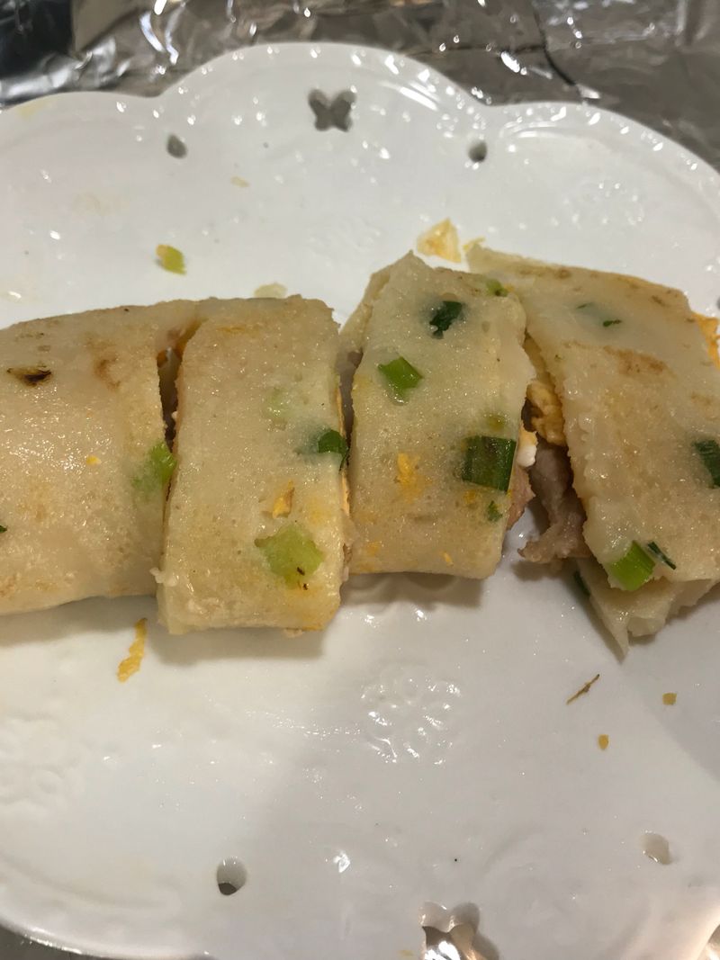 豬排蔥花蛋餅