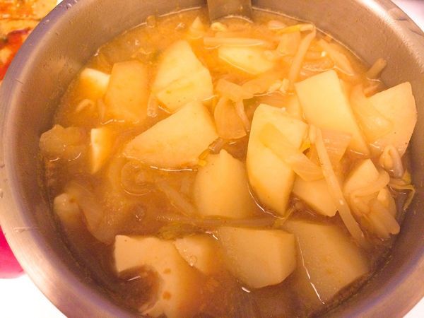 懶人料理!偽韓式大醬湯❤️味增+韓式辣醬