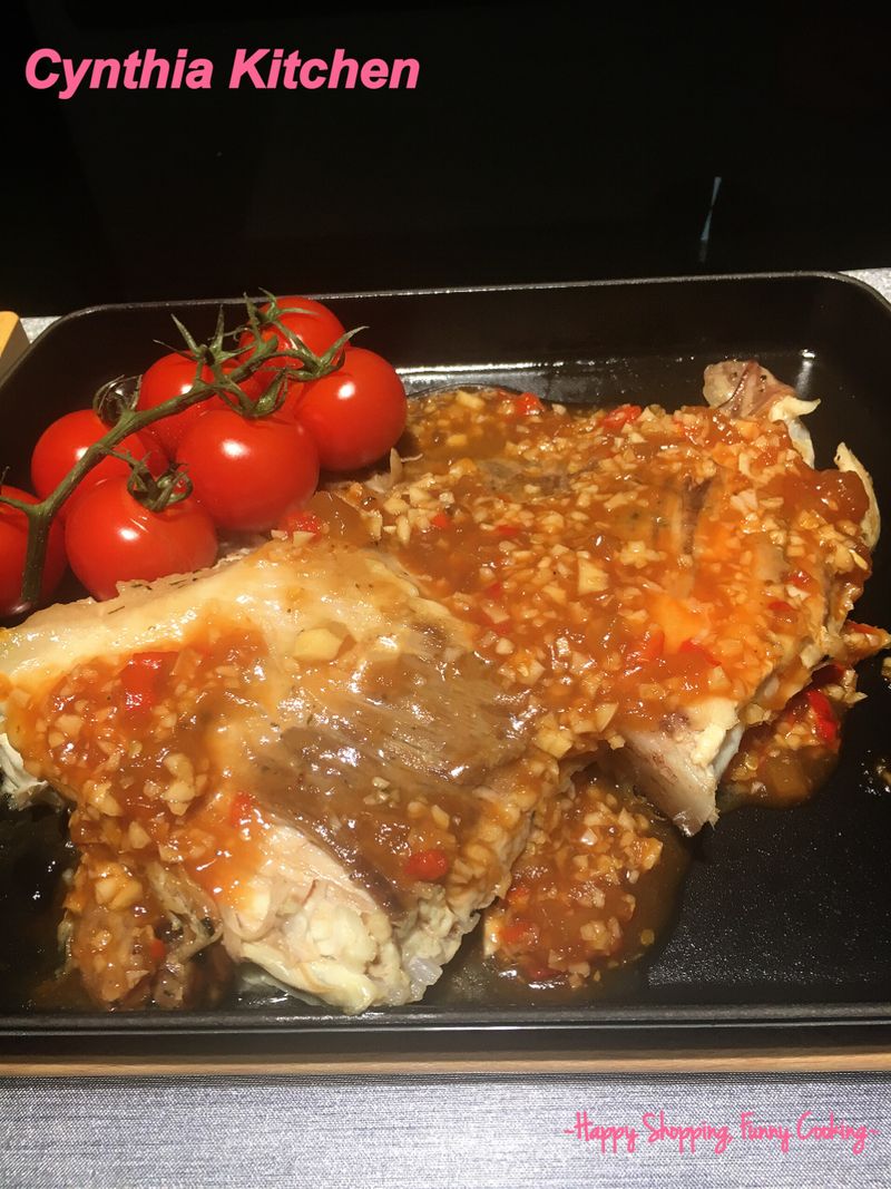 香煎魔鬼魚配泰式酸辣汁