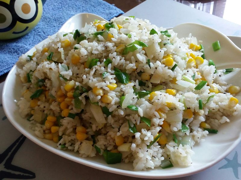 水果玉米炒飯