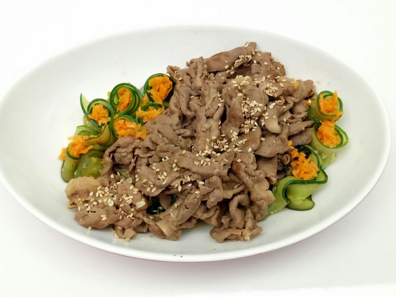 黃瓜炒肉片