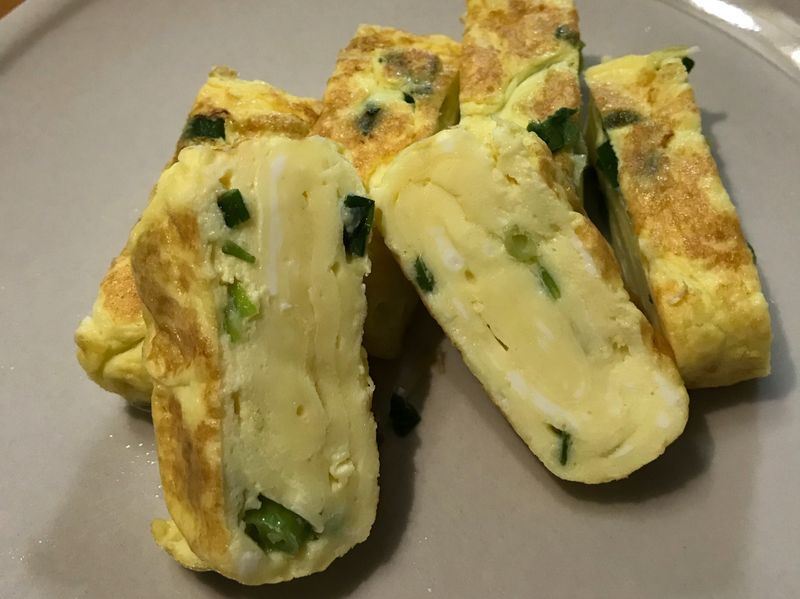 藍家小館-蔥花玉子燒