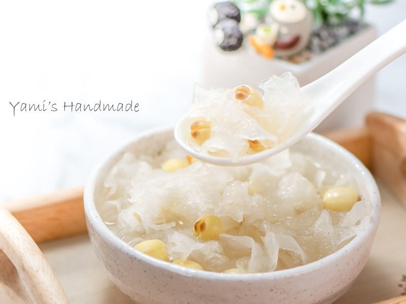 冰糖銀耳蓮子湯(白木耳)【夏日必備甜品】