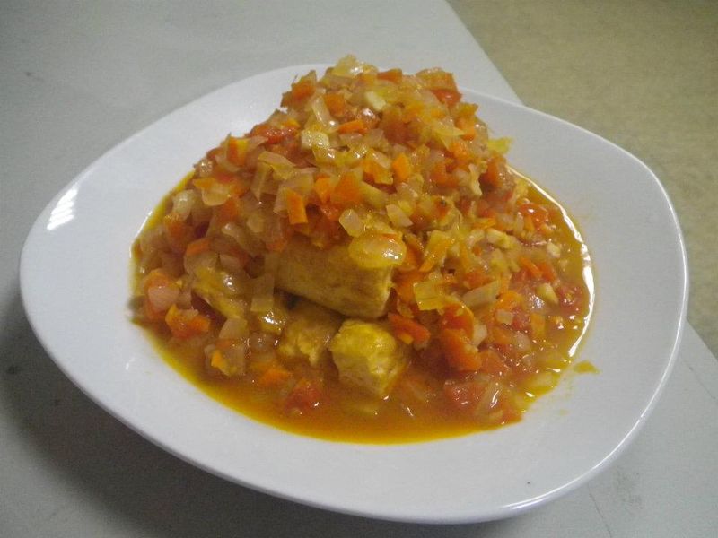 茄汁板豆腐