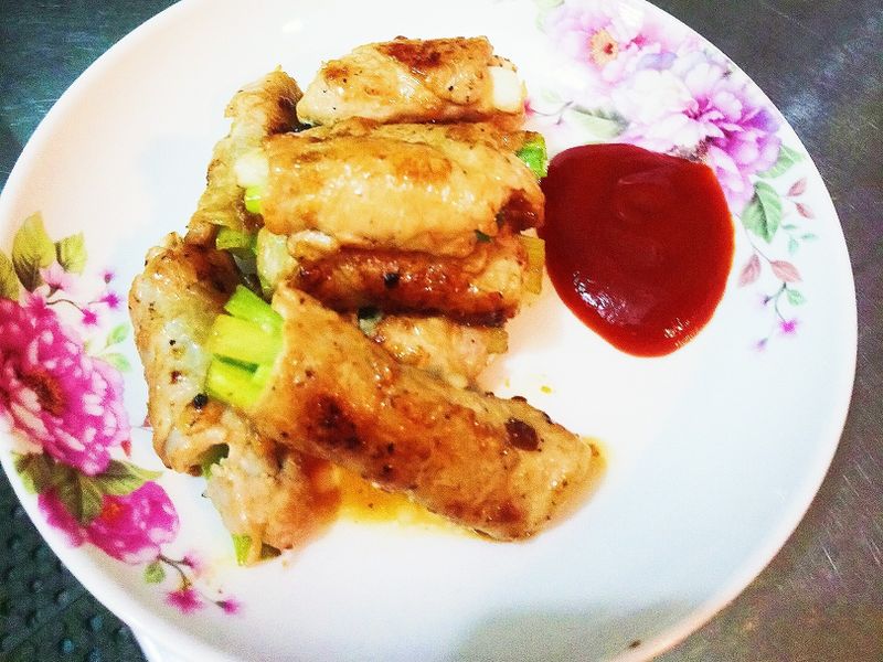鹽味蔥肉捲