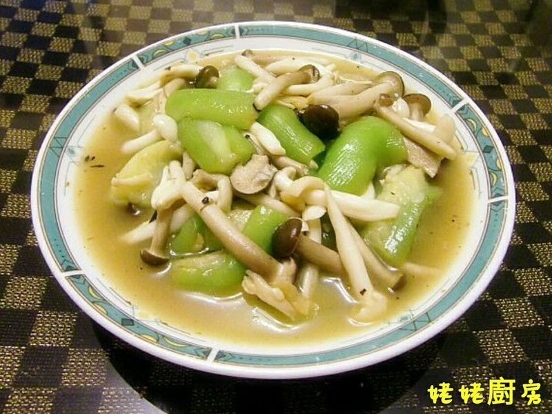 鮮菇燴絲瓜