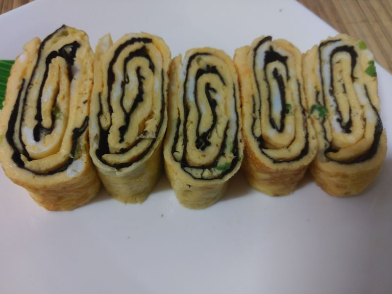 かにの低卡~海苔玉子燒