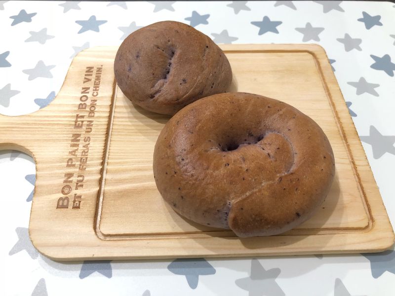 (寶寶副食品)手作藍莓優格貝果