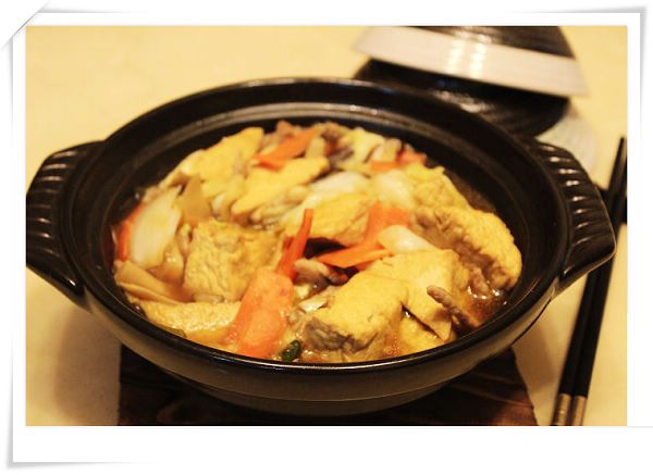 白菜油豆腐褒
