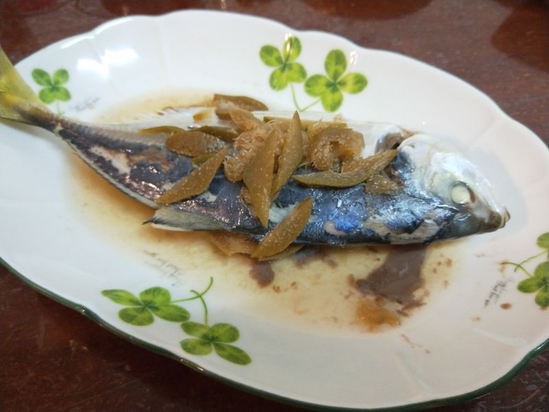 鹹檸檬蒸鮮魚
