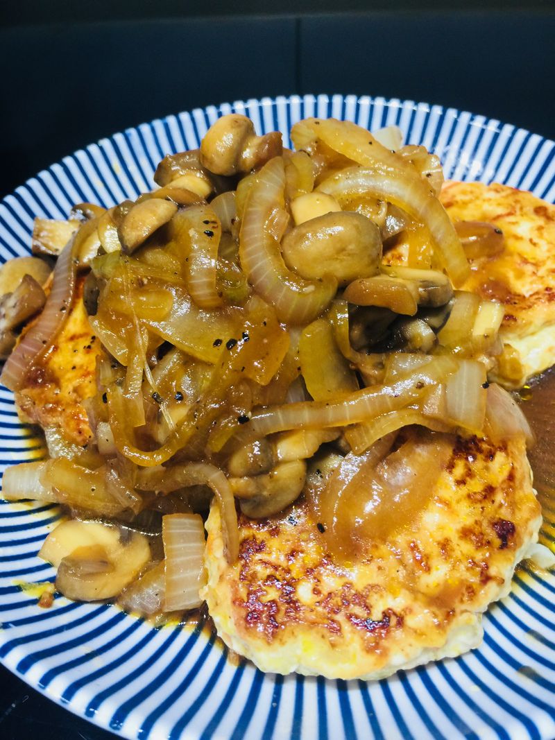 低油~雞胸蔬菜豆腐漢堡排