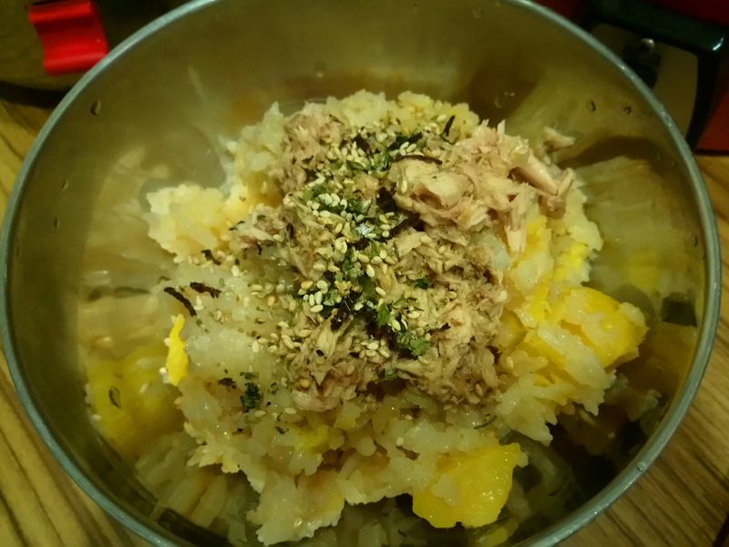 電鍋地瓜飯