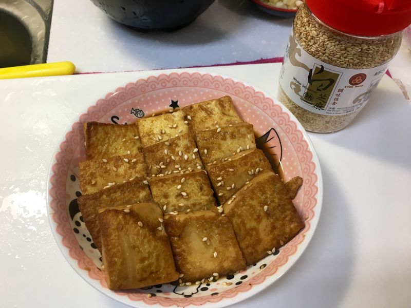 香煎嫩豆腐（有汁版）