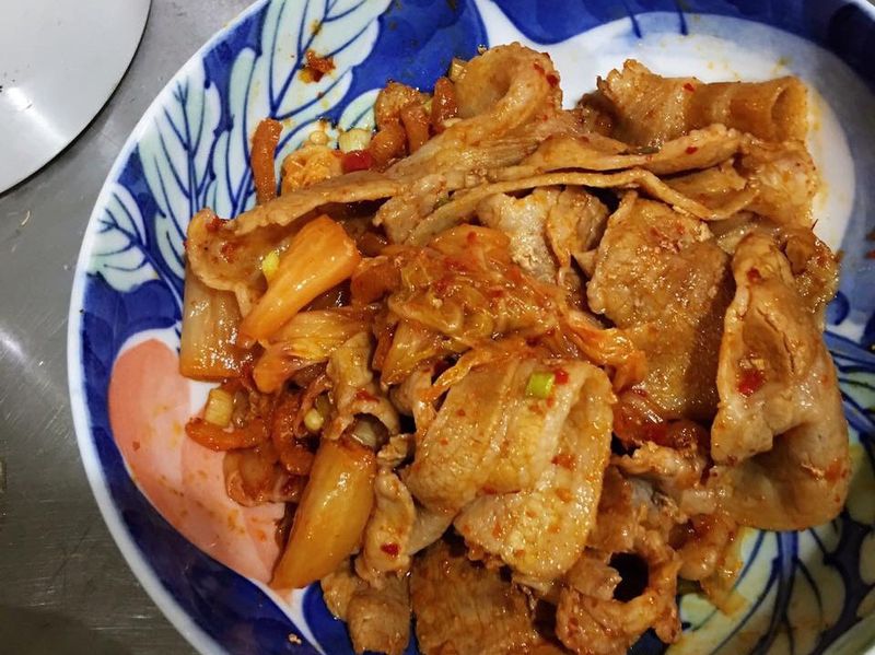 泡菜炒豬肉