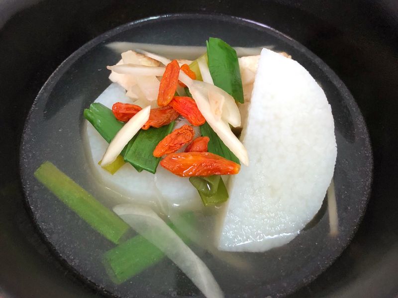 來碗偽魚湯吧(五辛素)
