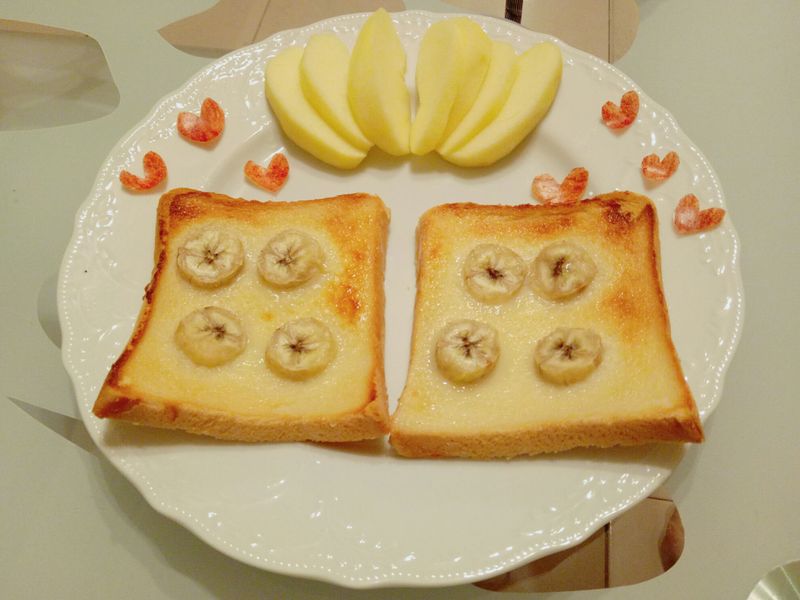 香蕉煉乳吐司