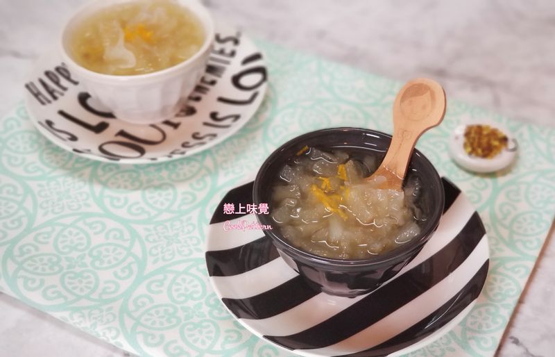 桂花雪梨茶