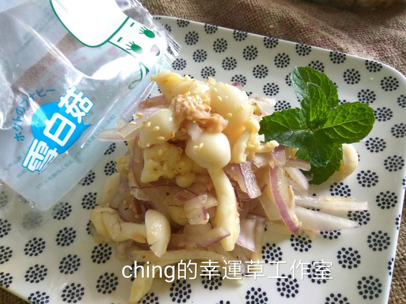 涼拌鮪魚鮮蔬沙拉【好菇道親子食光】