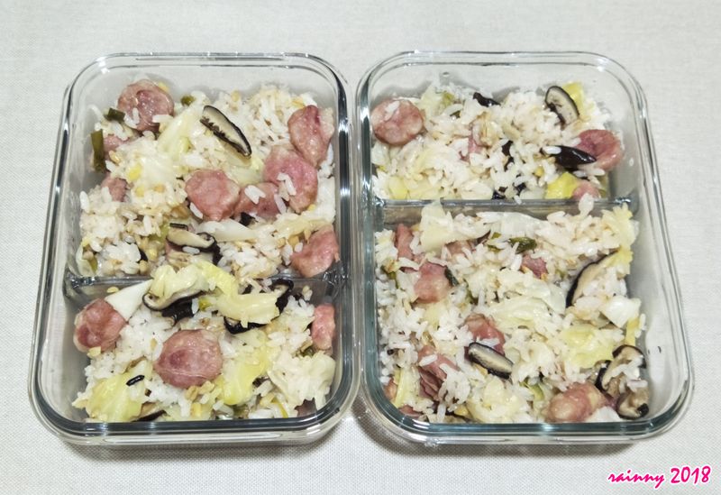 不專業的懶人電子鍋菜飯