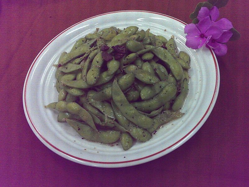 涼拌毛豆
