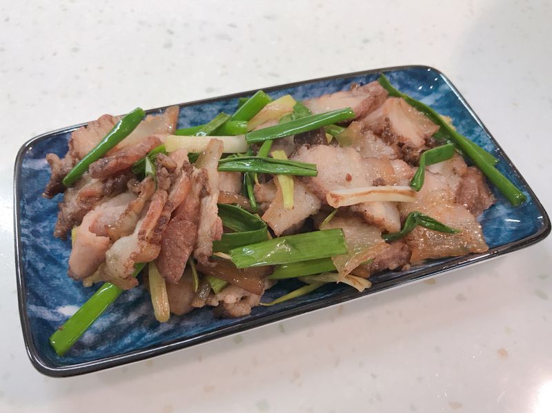 蔥爆生臘肉