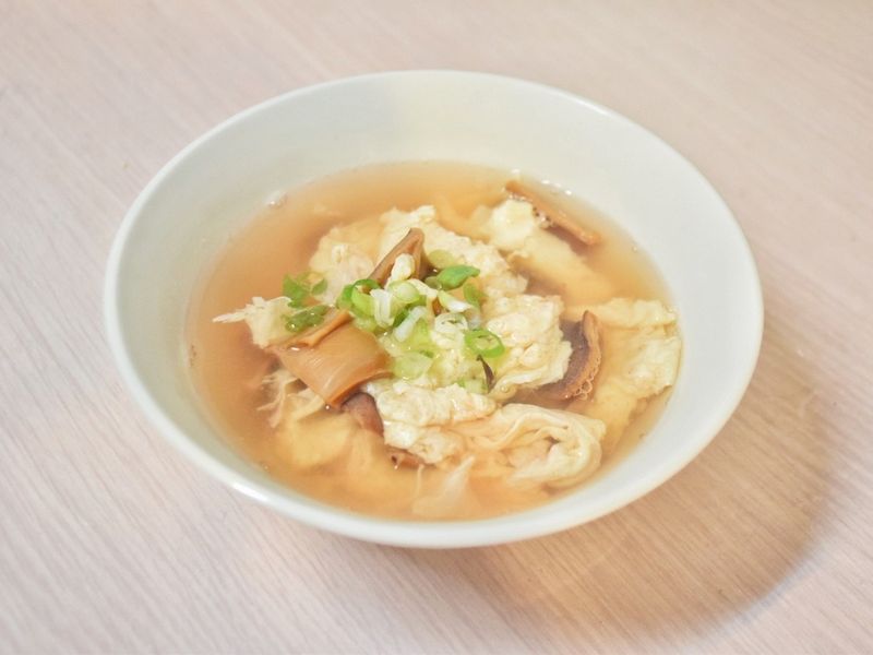 魷魚干蛋花湯