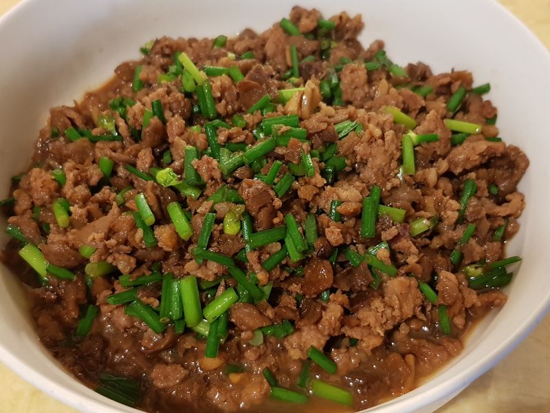 韭菜菜脯肉末
