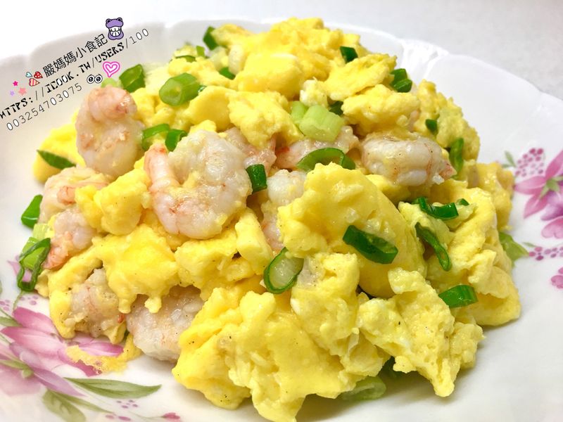 蝦仁滑蛋🦐🥚(冷凍蝦仁增脆分享一)