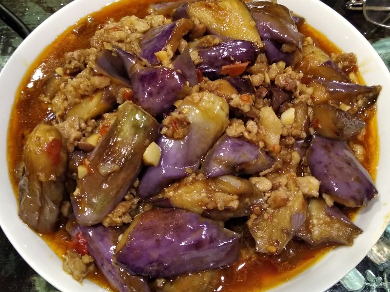 肉末豆瓣茄子